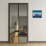 ECOBSY Home & Kitchen Mosquito Screen Mosquito Net for Door Polyester Door Net Curtain Foldable Machardani Door Net for windows,pet,bug,& Cat Safety for Main Doors, Bedroom, Kitchen & Balcony Doors,Car,Vanity Travel Accessories