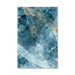 Tamatina Multicolor Mirror Abstract Art Canvas Painting - 36X24 Inch