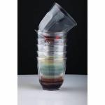 GANESH Lily Plastic Stylish, Durable Drinking Glasses for Water,Juice,Wine, Beverages(Set of 6)