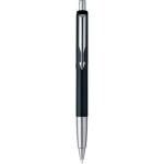 Parker Vector Standard Chrome Trim Ballpen Black Pack of 2