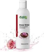 Edith Naturals Pure Rose Water Steam Distilled,For Skin,Body & Eyes,Toner Men & Women (100 ml)