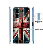 Casotec London Flag wallpaper Design Printed Silicon Soft TPU Back Case Cover for Tecno Pova 5 4G / Pova 5 Pro 5G / Pova 5 Pro 5G