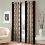 JARS Collections Set of 2 Polyester Door Curtains(4x7 ft)