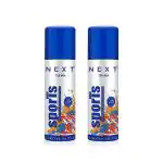 NEXT Sports No Gas Deodorant Spray: A Duo of Confidence and Freshness -4 Luxurious 50ml Packs Deodorant Spray - For Men & Women (200 ml, Pack of 2)
