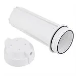 AMPEREUS Prefilter Housing Bowl(White) for All Domestic Water Purifier Solid Filter Cartridge (0.05, Pack of 1)
