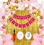 Hemito 61Pcs Premium Birthday Decorations kit (Set of 61)