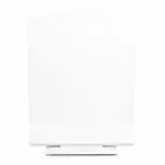 ELEGANT CASA Colour White A-9 Sleek Design Soft-Closing Rectangular PP Seat Cover Commode Cover (43 x 35 cm) Adjustable Hinges (Hole distance) from 13-18CM; White
