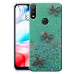 SROCK Realme 3 Pro Back Case Cover for Girls | Sparkle Glitter | Stylish | Designer | for Ladies Women Back Case Cover for Realme 3 Pro- Green