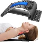 Shopeleven Neck Stretcher for Neck Pain Relief Neck and Shoulder Relaxer Upper Back Stretcher Device Support Relaxer Cervical Traction Device for Cervical Spine Alignment Adjustable (Stretcher)