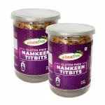 Wheafree Gluten Free Namkeen Titbits (Pack of 2 x 250g Each) | Lactose Free | Vegetarian | Nut Free | Soya Free | Delicious, Ready to Eat Indian Savoury Snacks | Tasty Crispy and Crunchy Snacks