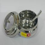 Horizon Stainless Steel Ghee Pot Dwarika Ghee Pot C'THRU: Elegant Design for Effortless Cooking and Serving SIZE - 2