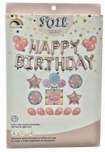 My Party Suppliers Happy Birthday Stay Fabulous Foil Balloons