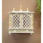 Kamdhenu Art And Craft Engineered Wood Pooja Mandap Temple For Home