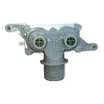 SPARESADDA Inlet Valve, Water Feed Valve, 2 Way, Compatiable for Panasonic Top Load Fully Automatic Washing Machine [AC 240V]