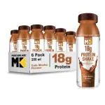 MuscleBlaze 18 g Protein Shake, No Added Sugar,Lactose Free, Cafe Mocha, Pack of 6 (200 ml* 6)