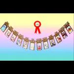 SV Traders 1st Birthday Decorations-Brown Monthly Milestone Birthday Photo Banner Thick Sheet