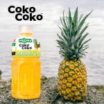 Frutika Coko Coko Juice with Nata De Coco | 12 x Pineapple Flavours | Imported from Vietnam | 25% Juice from fruits | Pack of 12 x 320ml each