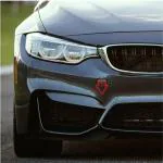 CARIZO Tow Hook Kit (Triangle - Red) Car Decorations Sticker Car Decor Bumper for Auto Exterior Accessories (Only Decoration) Compatible with Mahindra Scorpio Classic