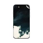 GADGETSWRAP Printed Vinyl Skin Sticker for Apple iPhone SE (2020) - Sky Clouds Watercolor Painting
