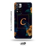 Tweakymod Printed Floral C Back Cover For Mi 11i, Mi 11i HYPERCHARGE