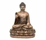 Idol Collections Bronze Resin Buddha Idols For Home Large Living Room Office Desk Table Outdoor Statues, 35 Inch