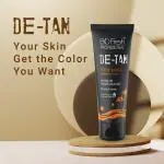 BioFresh Professional De-Tan Pack Scrub for Men and Women Enriched with Tomato and Lemon Juice(75ml)