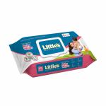 Little's Soft Cleansing Baby Wipes (80 Wipes, Lid Pack of 12)