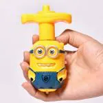 QUALITIO Minion Spinning Top Magic Latto Toy Flashing Plastic Magic Lattoo Top Toy.