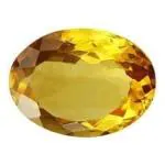 SHIVAY ASTRO GEMS Citrine Chakra Healing Stones Crystal Tumble Stone Thailand Orginated Natural Yellow Rashi For Wealth, Prosperity, Money, Success, Manifestation, Loose Cut Gemstone (3.25 Carat)