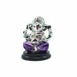 pujaNpujari Lord Ganesha Ganapati Showpiece for Car Dashboard/Hindu Religious Ganesh Idol (Blue)