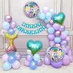 SpecialYou.in Mermaid Theme Birthday Decorations Combo (Pack of 68)