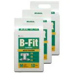 B-FIT Adult Diaper Economy Tape Style - Medium Size - Pack of 3