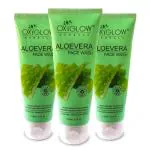 Oxyglow Herbals Alovera Face Wash Calms And Restores The Skin, 100 Ml (Pack Of 3)