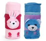Manan Shopee Kids Multicolor Milk Feeding Bottle Cover (Pack Of 2)