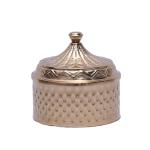 DM DESIGN MASTER  Golden Small Canister Box Home and Kitchen | Containers For Storage Tough and Durable | Canister Set for Grocery Storage Container