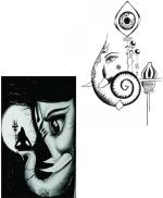 Ordershock Waterproof Ganesh with Lord Ganesha Temporary Body Tattoo (Pack of 2)