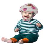 Baby Fall Protector, Headguard for Running Walking Crawling Safety Helmet for Kid,Infant Toddler,No Bump Safety Head Cushion Bumper Bonnet Adjustable Printed Baby SafetyHelmet (PEPA Pink)
