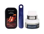 Sheppits Shoe Shiner, Shoe Horn & Shoe Cream (Natural) Combo | Shoe Care Kit