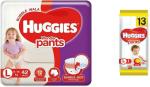 Huggies Wonder Pants Baby Diapers Large 43 Pieces.