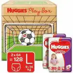 Huggies Wonder Pants Baby Diapers Large 128 Pieces.
