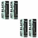 OCTAVIA BEAUTY Jet Black Eye Kajal for Women Smudge-Proof & Long Lasting | Lite Green Packet | Black Kajal | Pack of 4