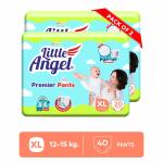 Little Angel Premier Baby Diaper Pants, X-Large (20 * 2) - 40 PCS
