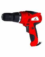 AGNI Electric Screwdriver Powerful 350 Watt 750 RPM, A1370 Royal Red, 10MM, Corded Electric Drill Machine with Reverse Forward and Torque Adjustment Facility
