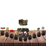 Festiko 11 Pcs Happy New Years Decorations Combo (Cake Topper & Cup Cake Toppers), New Years Eve Party Supplies 2023