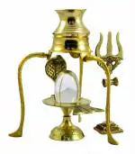 NAVYAKSH Sphatik Shivling Shiva Lingam | Shivling Stand | Crystal Shivling