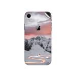 GADGETSWRAP Printed Vinyl Skin Sticker for Apple iPhone XR - time lapse photography of curved road with vehicles passing