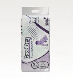 KIDTON (GOODDRY) Diapers Pants, Extra LARGE (XL), 75 Count, 12-17 Kg, 12 hrs Absorption and Cottony Soft Material Baby Diaper Pants