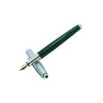 Auteur Green Brass Silver Ink Fountain Ink Pen