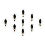 Comet Busters Black Stone Bindi For Women