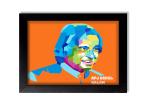 Blue Nexus APJ Abdul Kalam Wall Poster with Wall Frame Room Art Painting Collection A4 size 10x13
